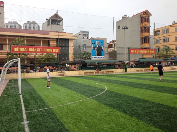 Dự án cỏ nhân tạo sân bóng tại Sala Hà Đông Hà Nội