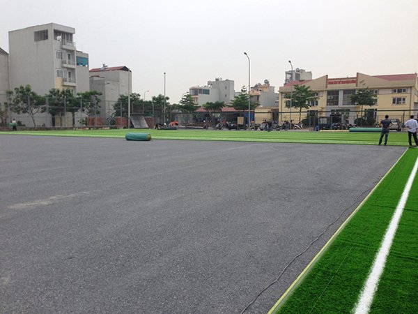 Dự án sân cỏ nhân tạo tại Mậu Lương - Hà Đông - Hà Nội