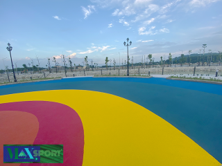 Dự án sân chơi cao su EPDM Lương Sơn - Hoà Bình