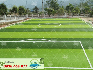 Thi công sân bóng cỏ nhân tạo tại Xã Quảng La, Huyện Hoành Bồ, Tỉnh Quảng Ninh