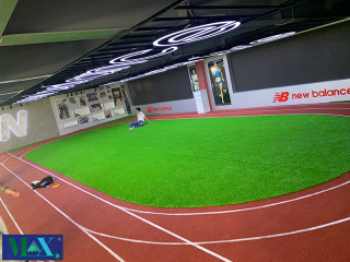  Thi công đường chạy sân cao su EPDM và sân cỏ nhân tạo tại nhà máy sản xuất giày chung JYE Ninh Bình