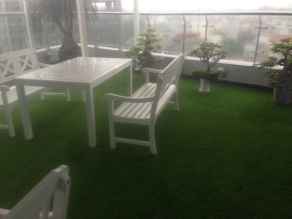 Cỏ nhân tạo trang trí quán Cafe