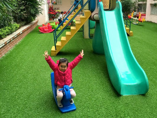 Sân chơi trường mầm non Hoa Phượng