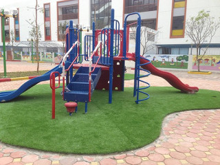 Sân chơi trường mầm non Thần Tiên Văn Quán