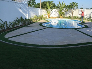 Thi công sân chơi biệt thự Văn Quán