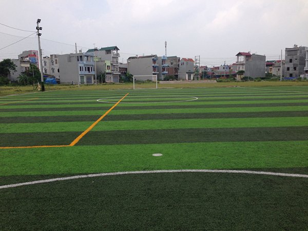 Thi công Sân bóng cỏ nhân tạo Bình Minh – Bắc Giang